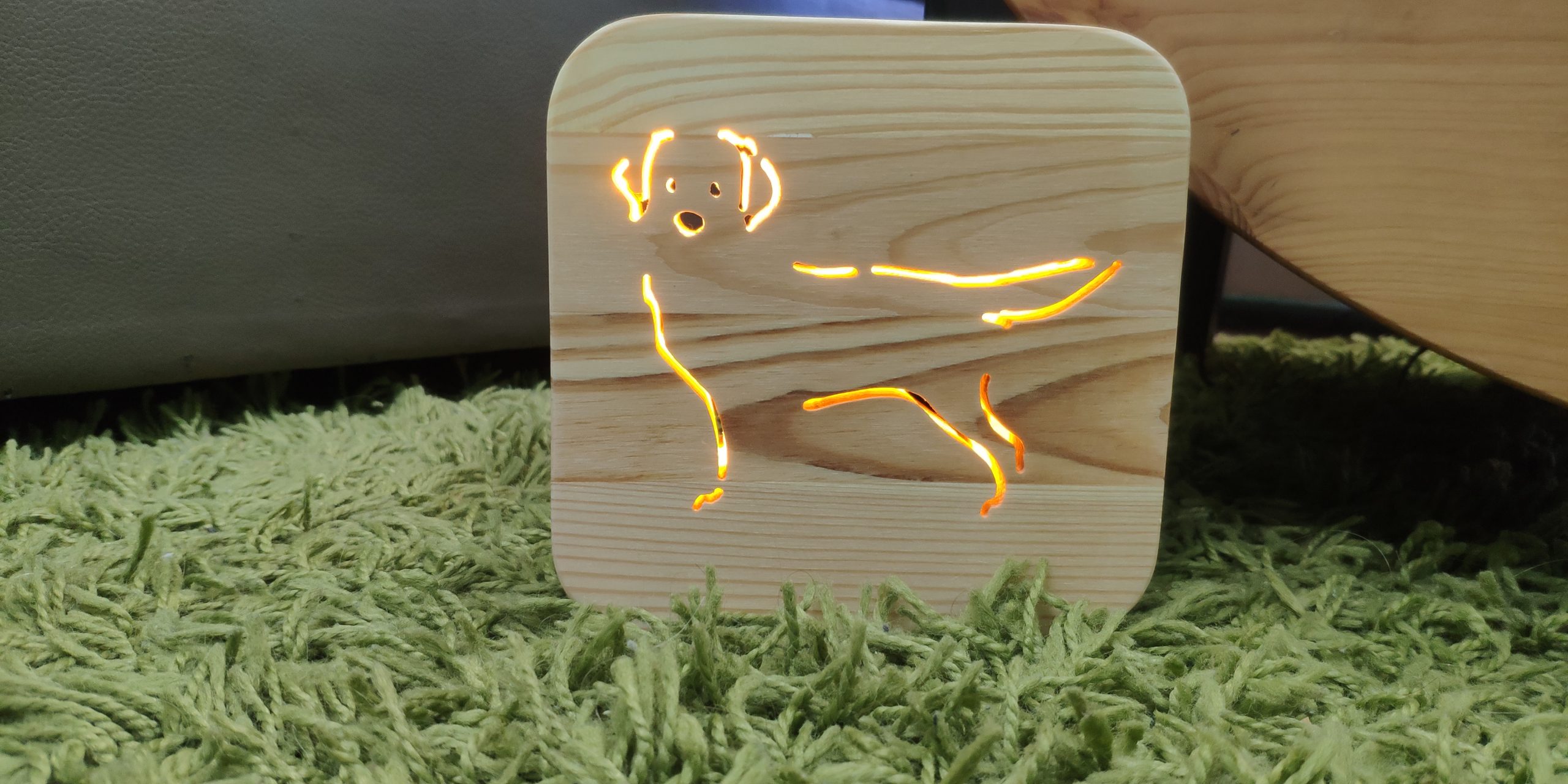 מנורת לד בצורת לברדור – תמונה 2