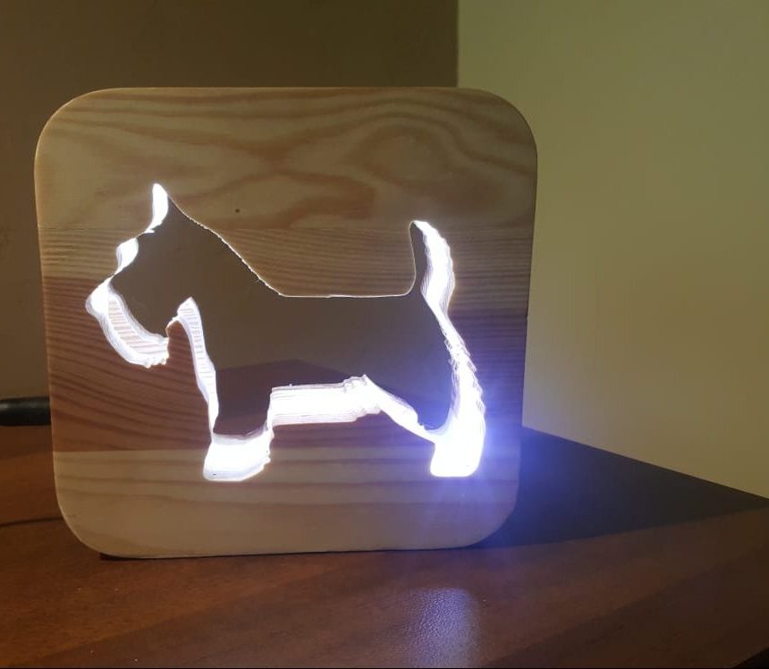 מנורת לד בצורת שנאוצר קטן – תמונה 2