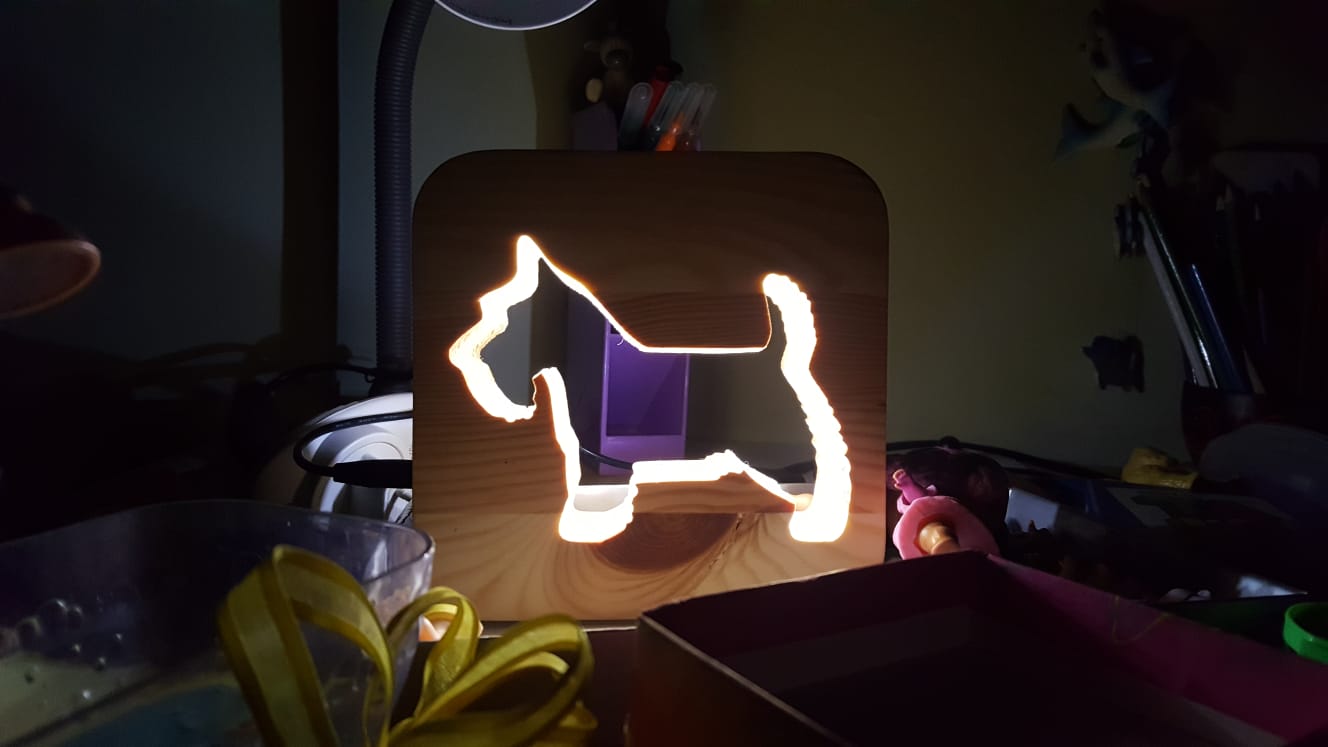 מנורת לד בצורת שנאוצר קטן