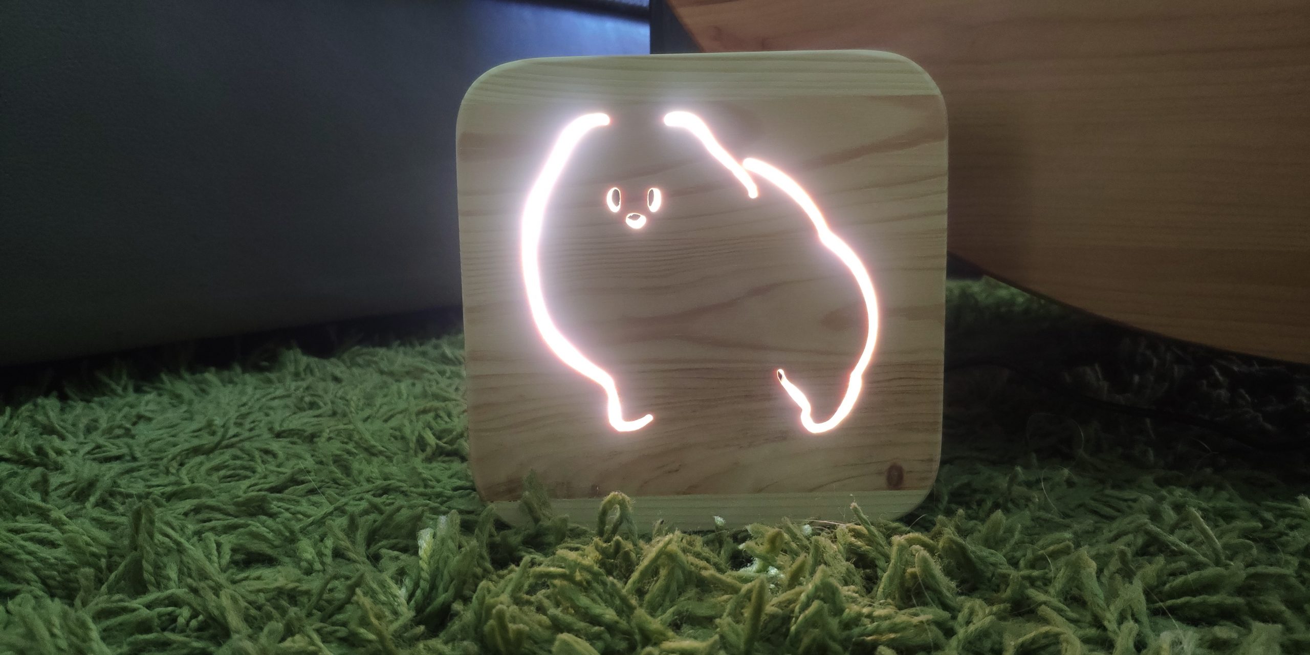 מנורת לד בצורת פומרניאן – תמונה 2